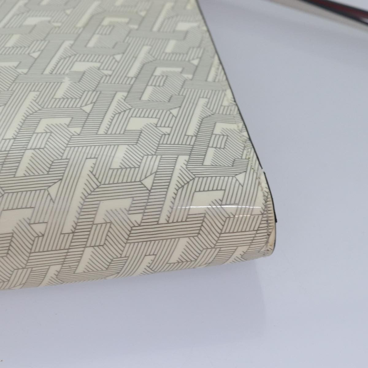 Christian Louboutin Loubiclutch Printed Patent, WHITE, PATENT_LEATHER, Clutche & pouche