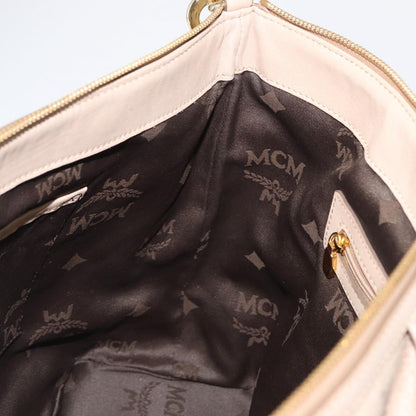 MCM Vintage Visetos Tote bag Canvas, BEIGE, PVC, Tote bag