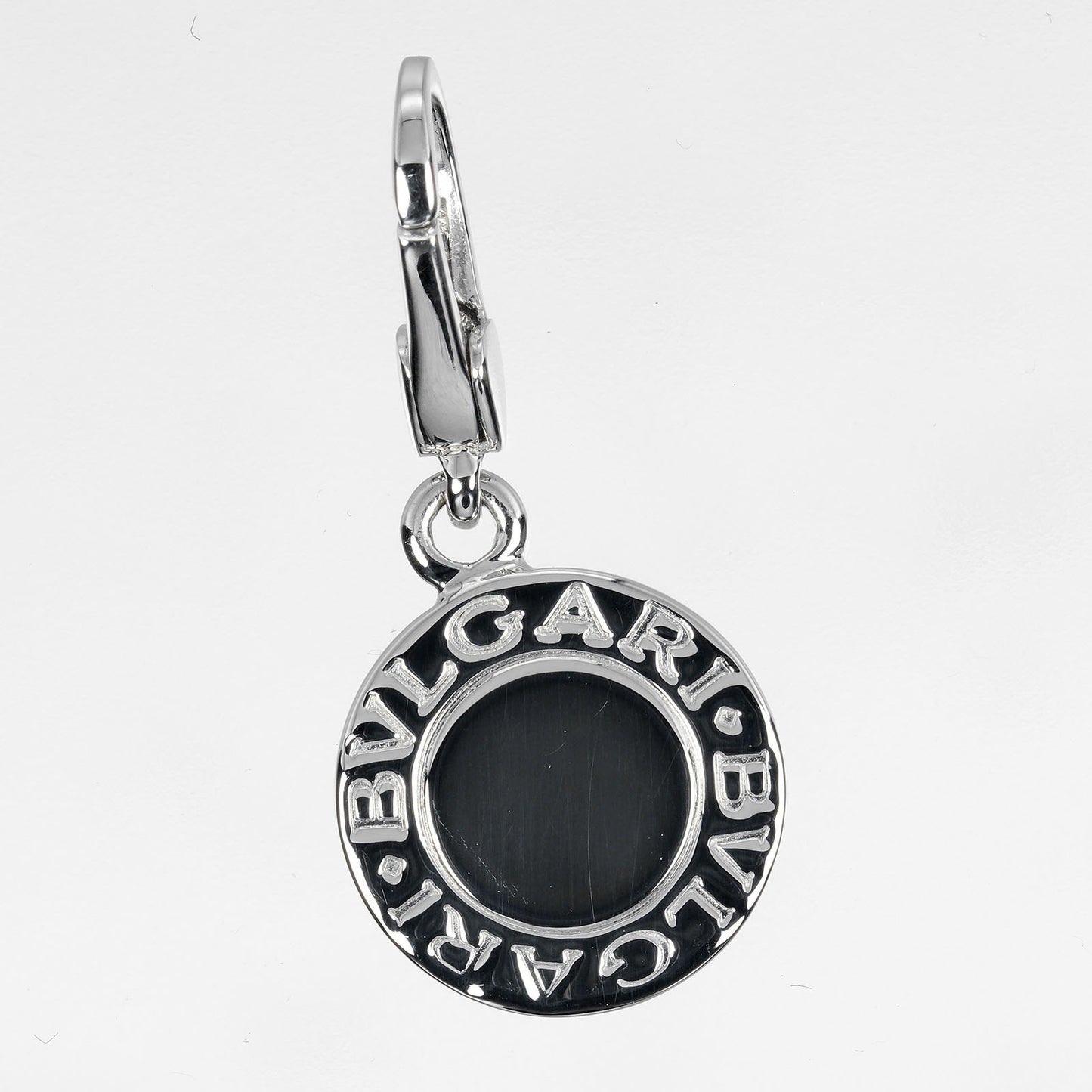 Bvlgari Bvlgari Bvlgari Pendant Charm 18K white gold, SILVER, WHITE_GOLD, Necklace