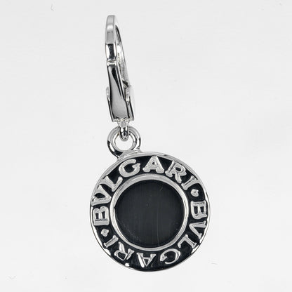 Bvlgari Bvlgari Bvlgari Pendant Charm 18K white gold, SILVER, WHITE_GOLD, Necklace