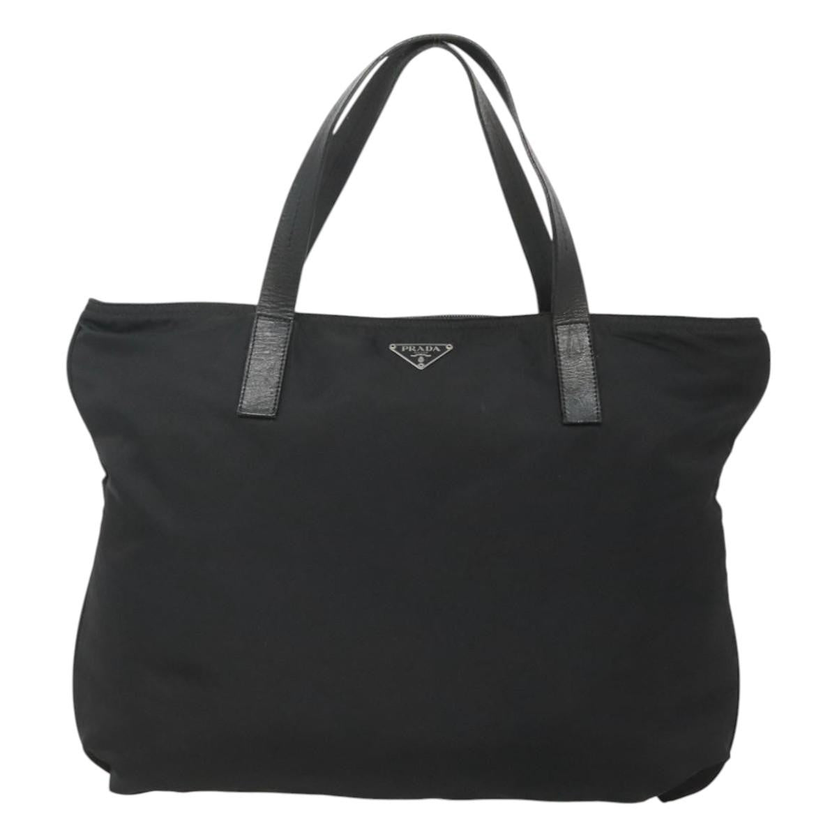 Prada Vintage Tote Tessuto, BLACK, NYLON, Tote bag