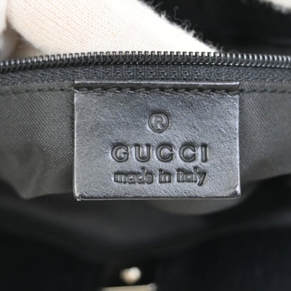 Gucci Double Pocket Tote GG Canvas, BLACK, CANVAS, Shoulder bag