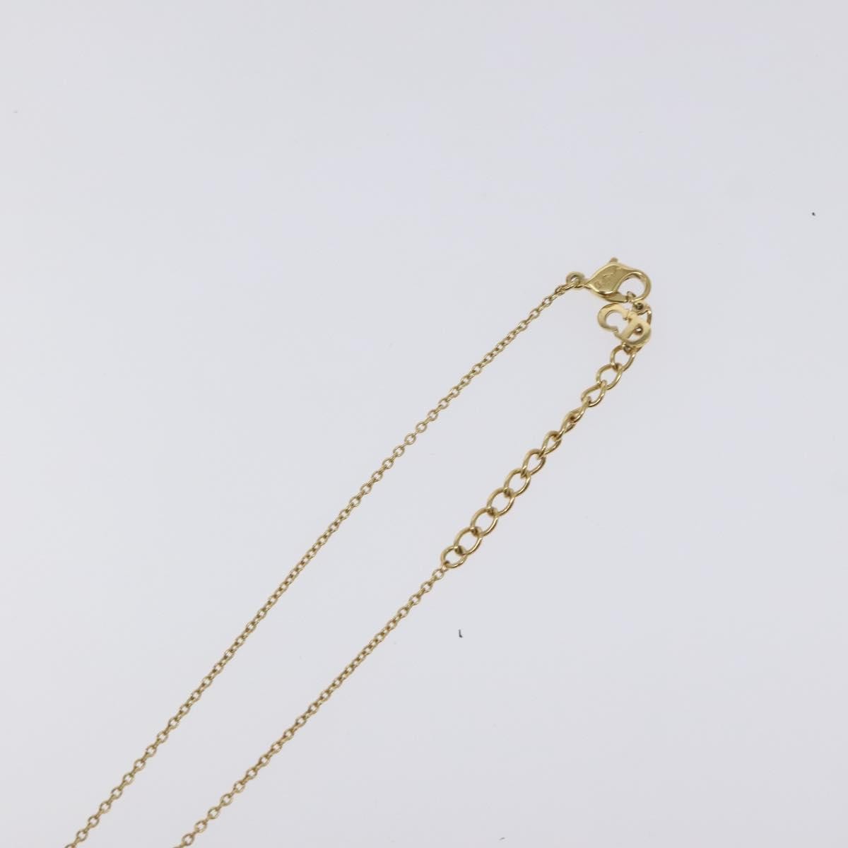 Christian Dior CD Pendant Necklace Gold-plated, GOLD, METAL, Necklace