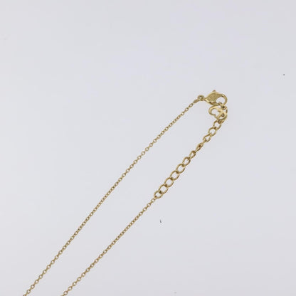 Christian Dior CD Pendant Necklace Gold-plated, GOLD, METAL, Necklace