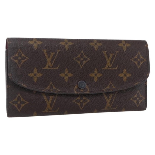 Louis Vuitton Emilie Wallet Monogram Canvas, BROWN, CANVAS, Wallets