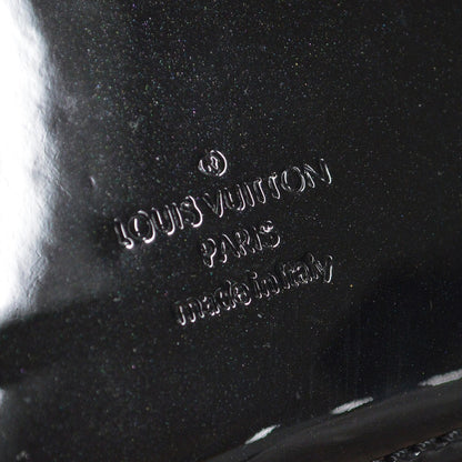 Louis Vuitton Cherrywood Handbag Vernis with Monogram Canvas, BLACK, PATENT_LEATHER, Handbag