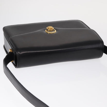 Gucci Vintage Shoulder Bag Leather, BLACK, LEATHER, Shoulder bag