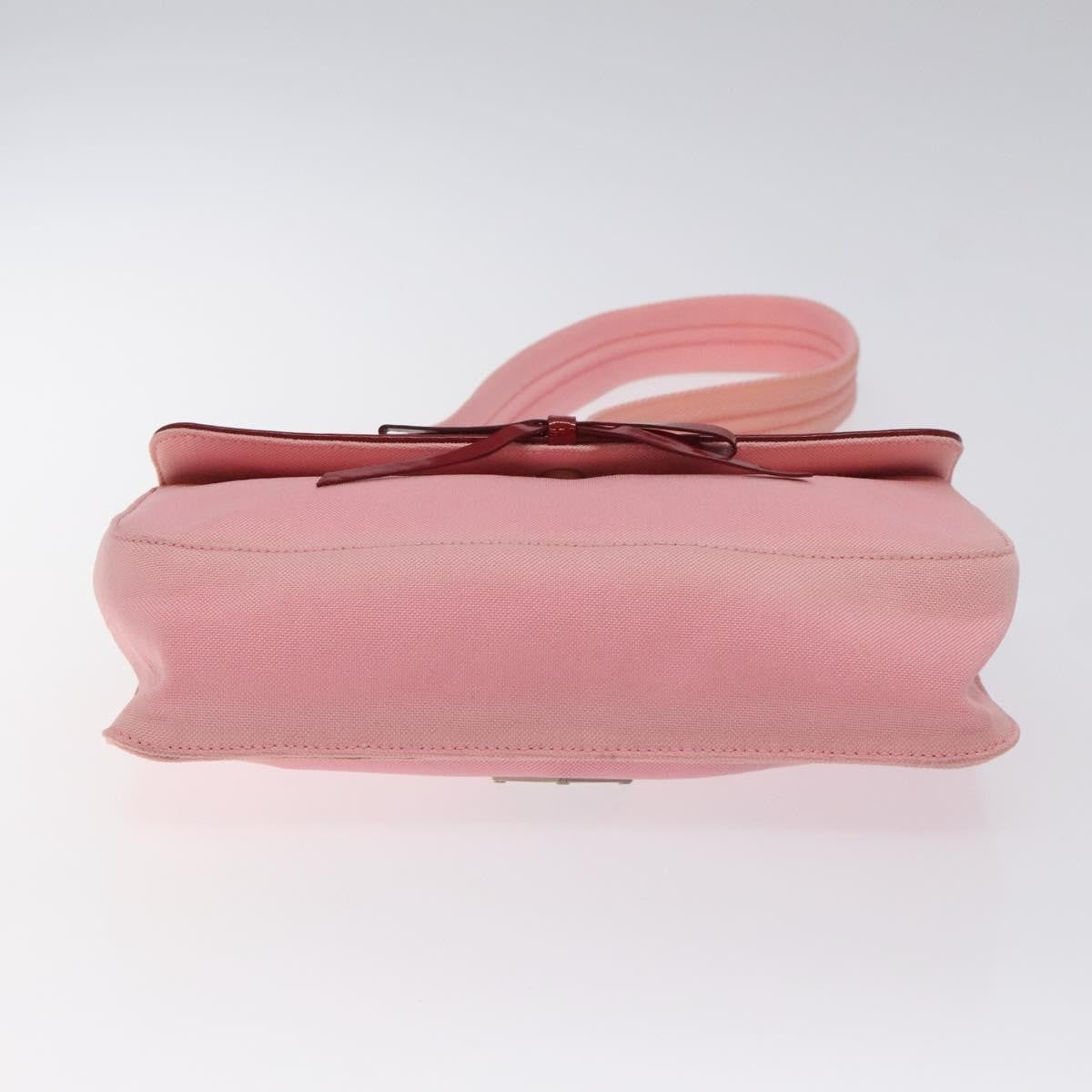 Prada Vintage Shoulder Bag Canvas, PINK, CANVAS, Shoulder bag