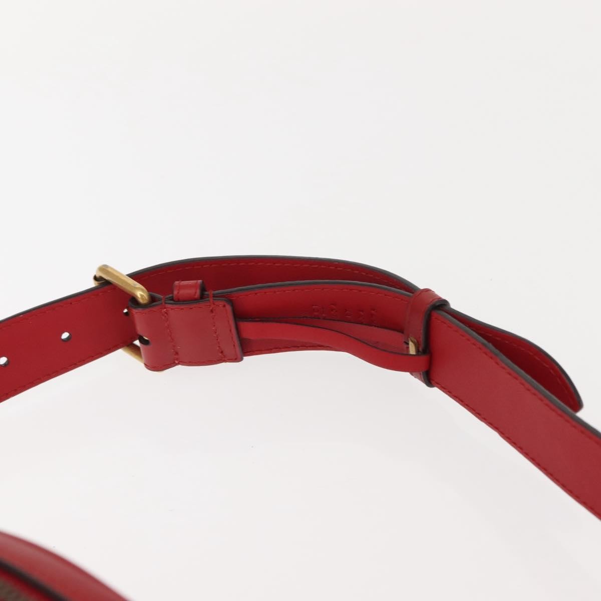 Gucci GG Marmont Belt Bag Matelasse Leather, RED, LEATHER, Clutche & pouche
