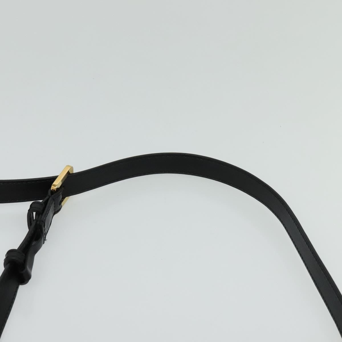 Chloe Louise Shoulder Bag Leather, BLACK, LEATHER, Shoulder bag