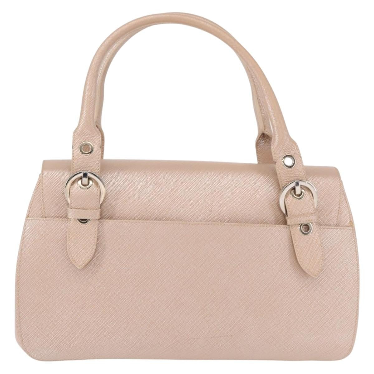 Salvatore Ferragamo Gancini Shoulder Bag Leather, PINK, LEATHER, Shoulder bag