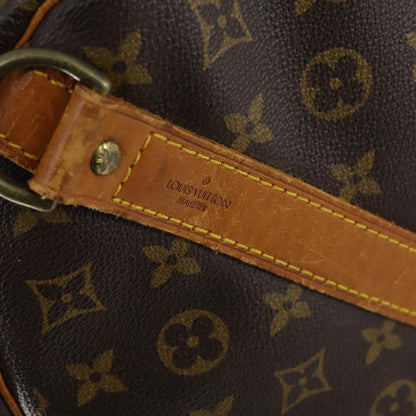 Louis Vuitton Keepall Bag Monogram Canvas, BROWN, CANVAS, Travel bag