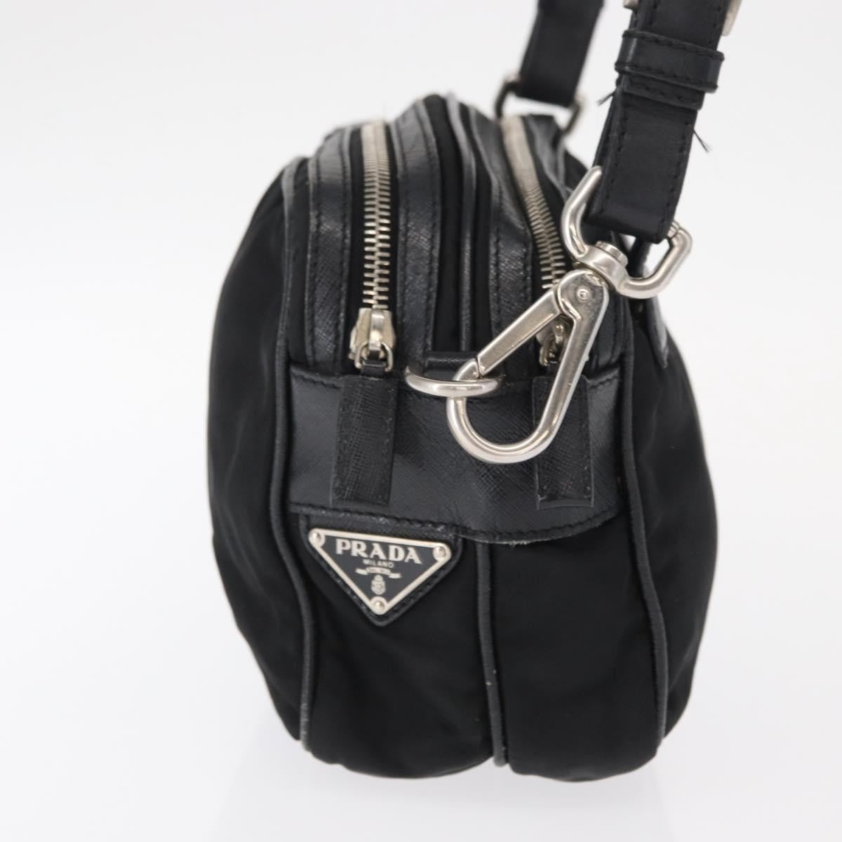 Prada Vintage Shoulder Bag Tessuto, BLACK, NYLON, Shoulder bag