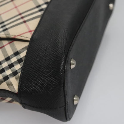 Burberry Shoulder Bag Nova Check Canvas, BEIGE, CANVAS, Shoulder bag