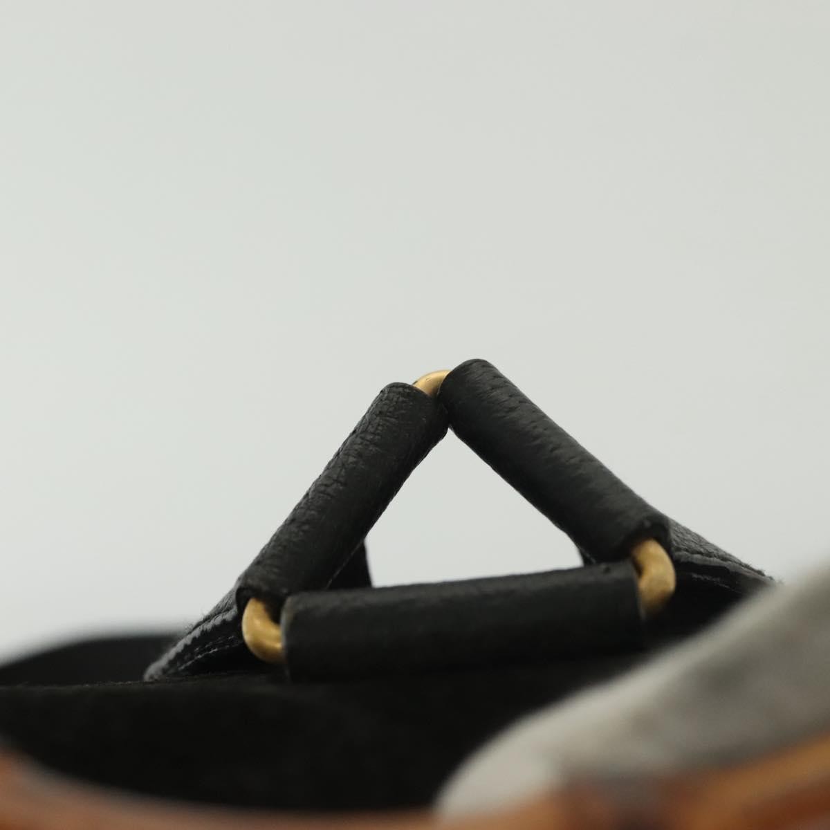 Gucci Bamboo Tassel Backpack Suede, BLACK, SUEDE, Backpack