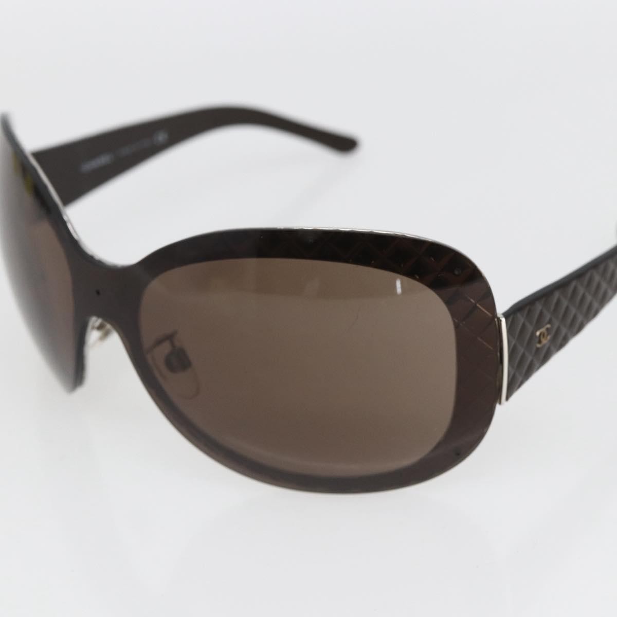 Chanel Logo CC Sunglasses Plastic, Brown, Plastic, Sunglasses