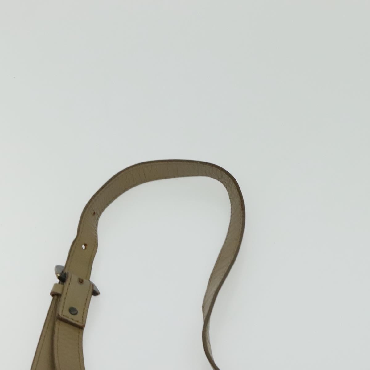 Saint Laurent Buckle Flap Crossbody Bag Canvas, BEIGE, CANVAS, Shoulder bag