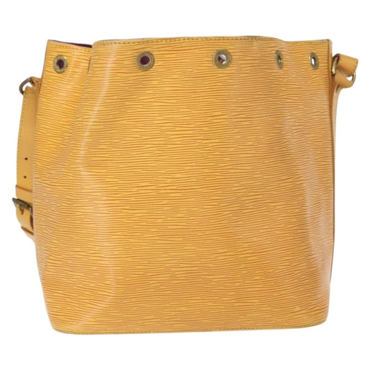 Louis Vuitton Petit Noe Handbag Epi Leather, YELLOW, LEATHER, Shoulder bag