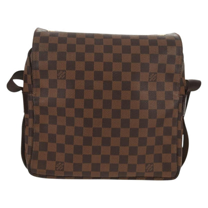 Louis Vuitton Naviglio Handbag Damier, BROWN, CANVAS, Shoulder bag