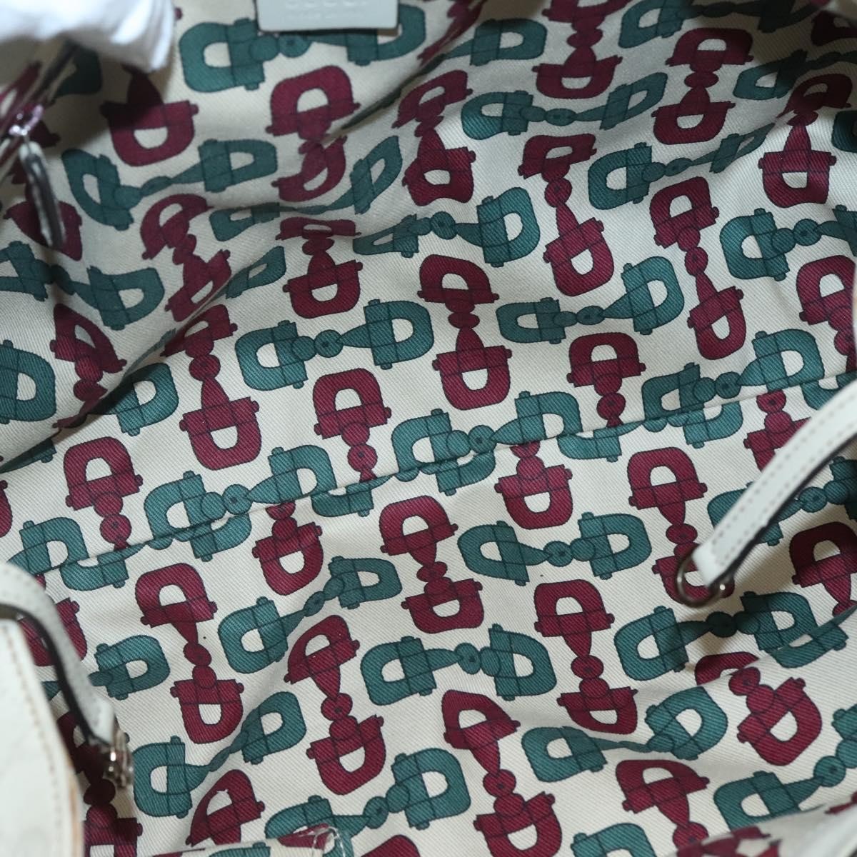 Gucci D-Ring Tote Guccissima Leather, WHITE, LEATHER, Tote bag