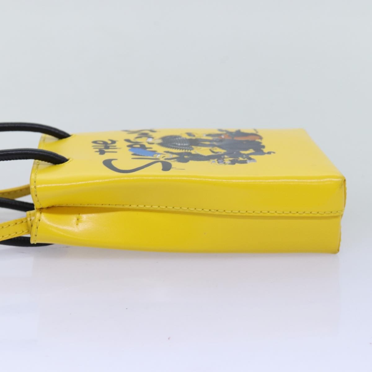 Balenciaga The Simpsons Shopping Tote Printed Leather, YELLOW, LEATHER, Tote bag