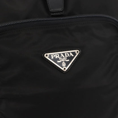 Prada Front Pocket Backpack Tessuto, BLACK, NYLON, Backpack