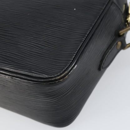 Louis Vuitton Trocadero Handbag Epi Leather, BLACK, LEATHER, Shoulder bag