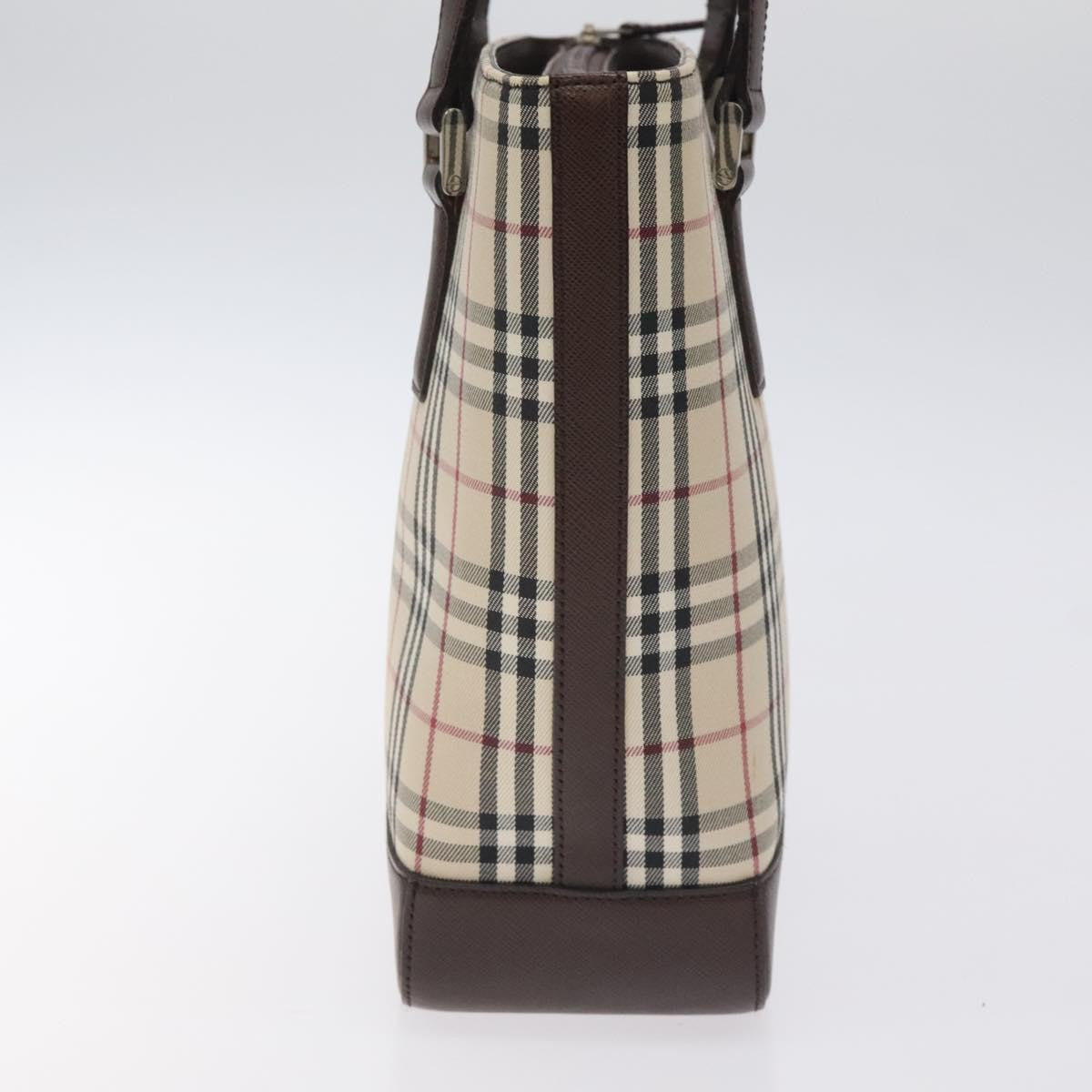 Burberry Nova Check Tote canvas check pattern, BEIGE, CANVAS, Tote bag