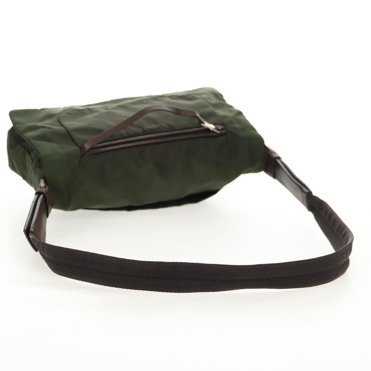 Prada Vintage Shoulder Bag Tessuto, KHAKI, NYLON, Shoulder bag