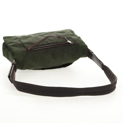 Prada Vintage Shoulder Bag Tessuto, KHAKI, NYLON, Shoulder bag