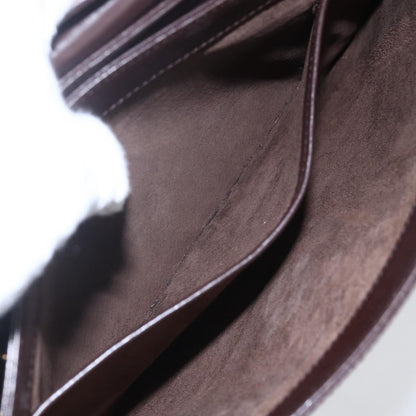 Gucci Vintage Shoulder Bag Leather, BROWN, LEATHER, Shoulder bag