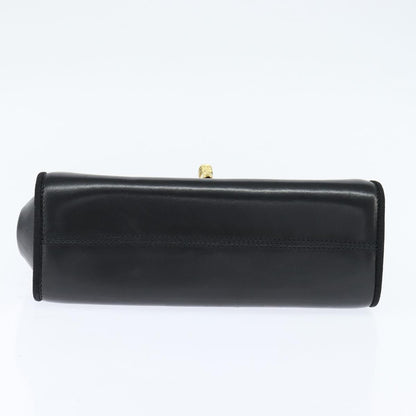 Salvatore Ferragamo Chain Flap Shoulder Bag Leather, BLACK, LEATHER, Shoulder bag