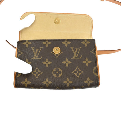 Louis Vuitton Florentine Waist Bag Monogram Canvas, BROWN, CANVAS, Clutche & pouche