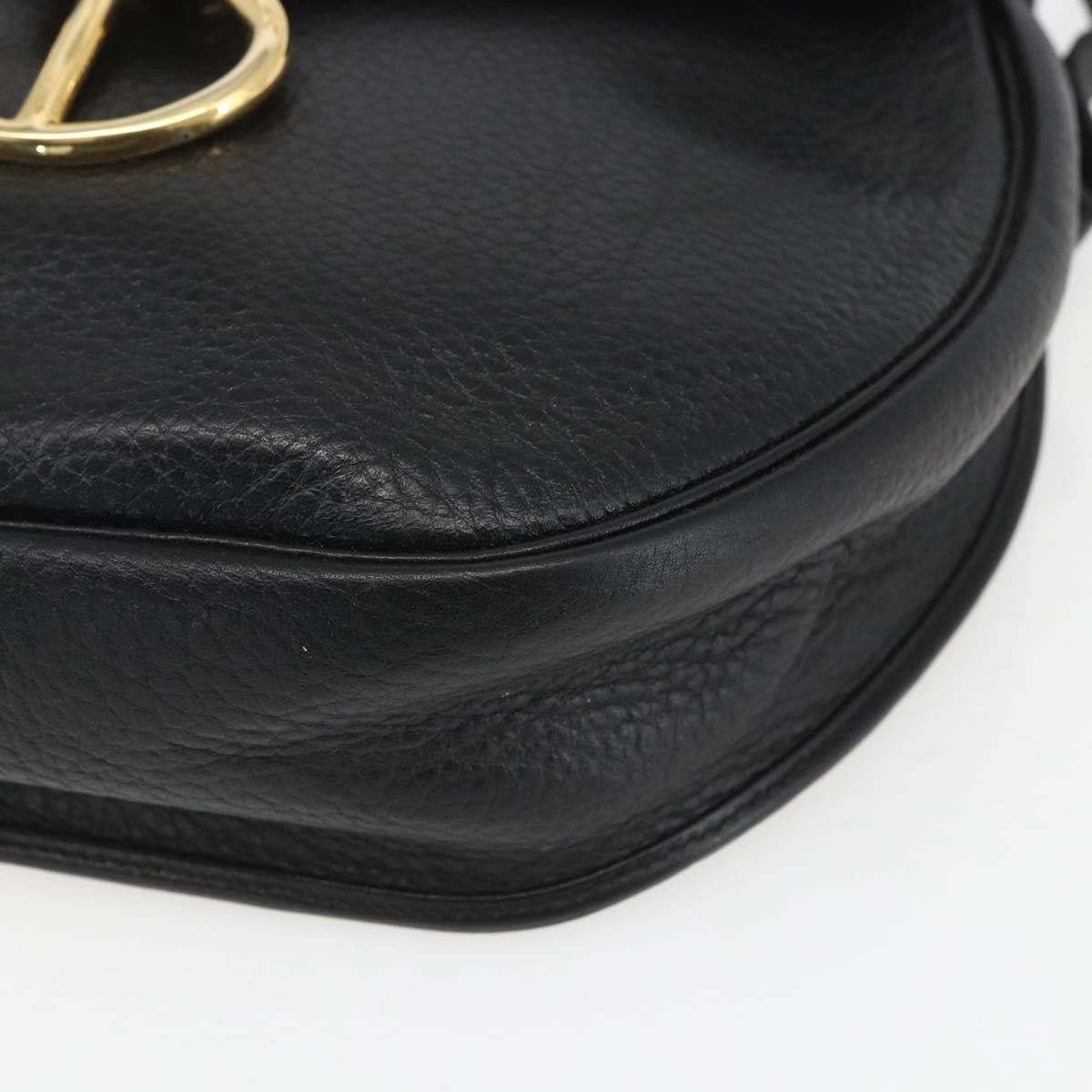Christian Dior Bobby Flap Bag Whipstitch Leather, BLACK, LEATHER, Shoulder bag