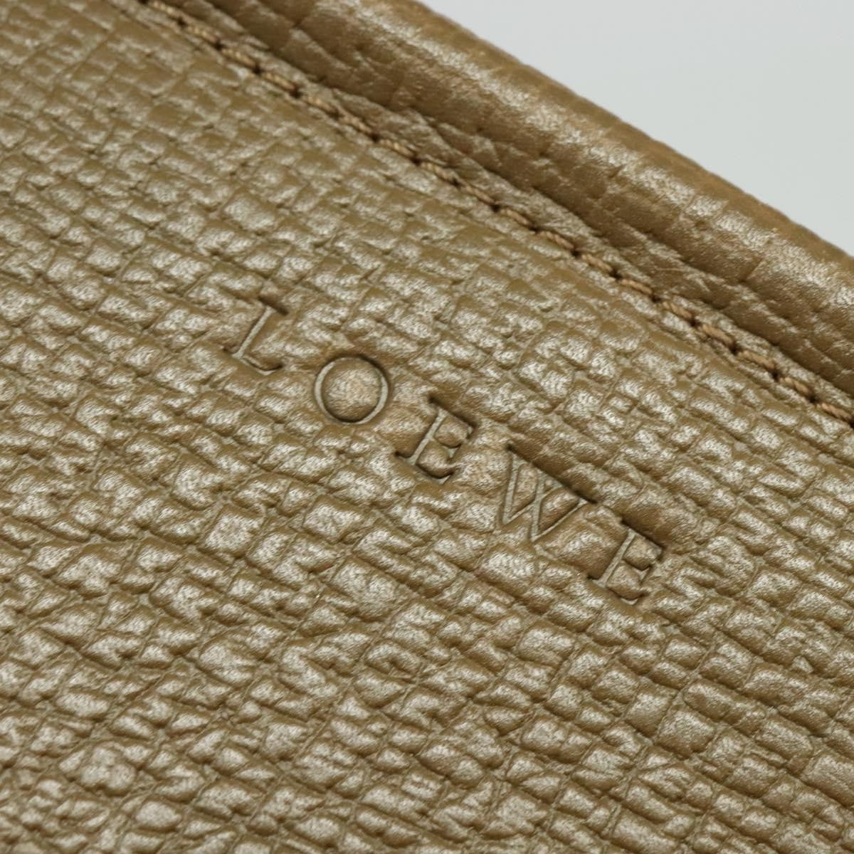 Loewe Vintage Handbag Leather, KHAKI, LEATHER, Handbag