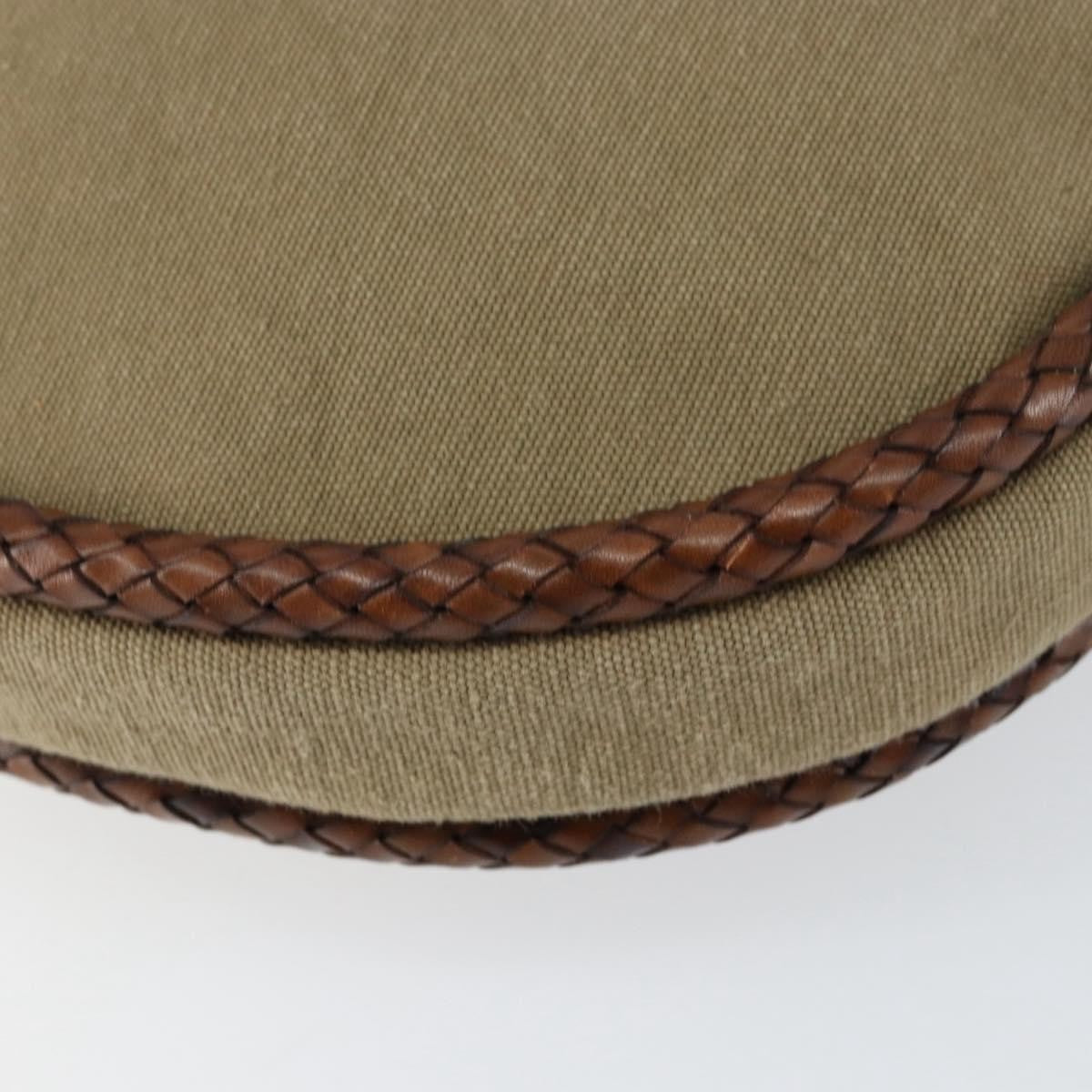 Gucci Vintage Bamboo Hobo Canvas, BEIGE, CANVAS, Handbag