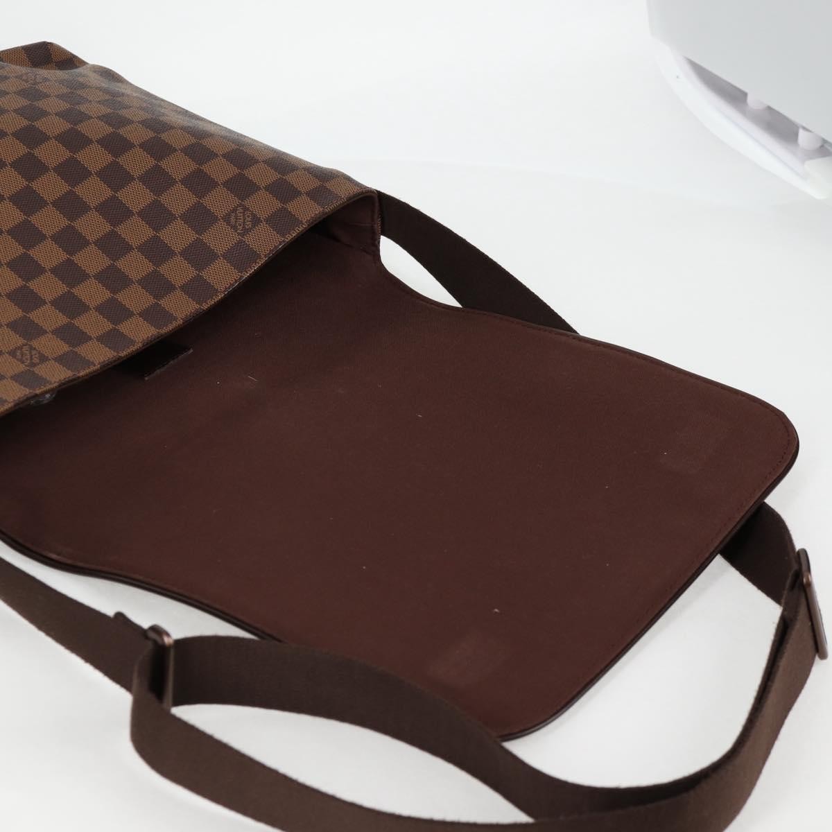 Louis Vuitton Brooklyn Handbag Damier, BROWN, CANVAS, Handbag