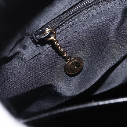 Gucci Vintage Handbag Leather, BLACK, LEATHER, Handbag