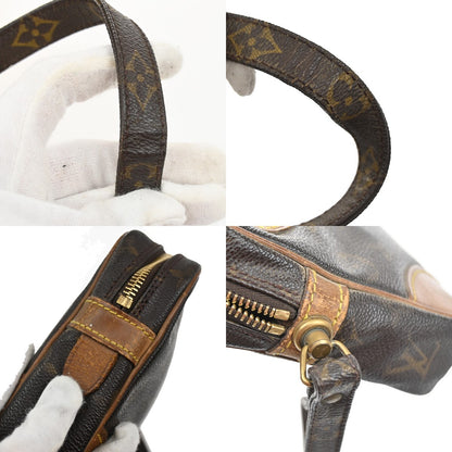 Louis Vuitton Marly Dragonne Clutch Monogram Canvas, BROWN, CANVAS, Clutche & pouche