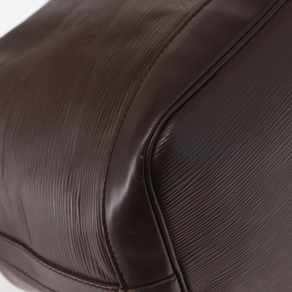 Louis Vuitton Petit Noe Handbag Epi Leather, BROWN, LEATHER, Shoulder bag