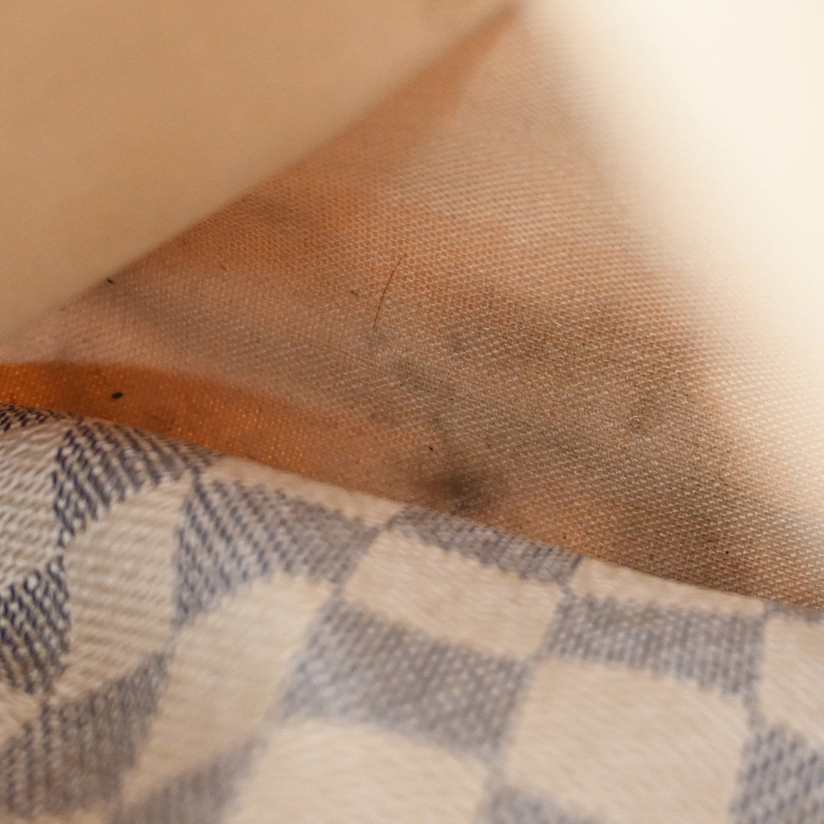 Louis Vuitton Totally Handbag Damier azur, WHITE, CANVAS, Tote bag