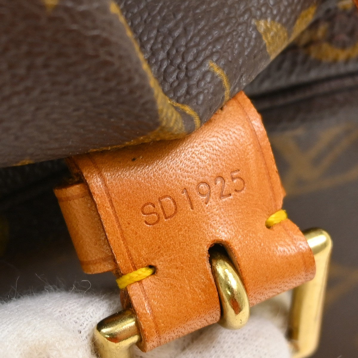 Louis Vuitton Vintage Montsouris Backpack Monogram Canvas, Brown, Canvas, Backpack