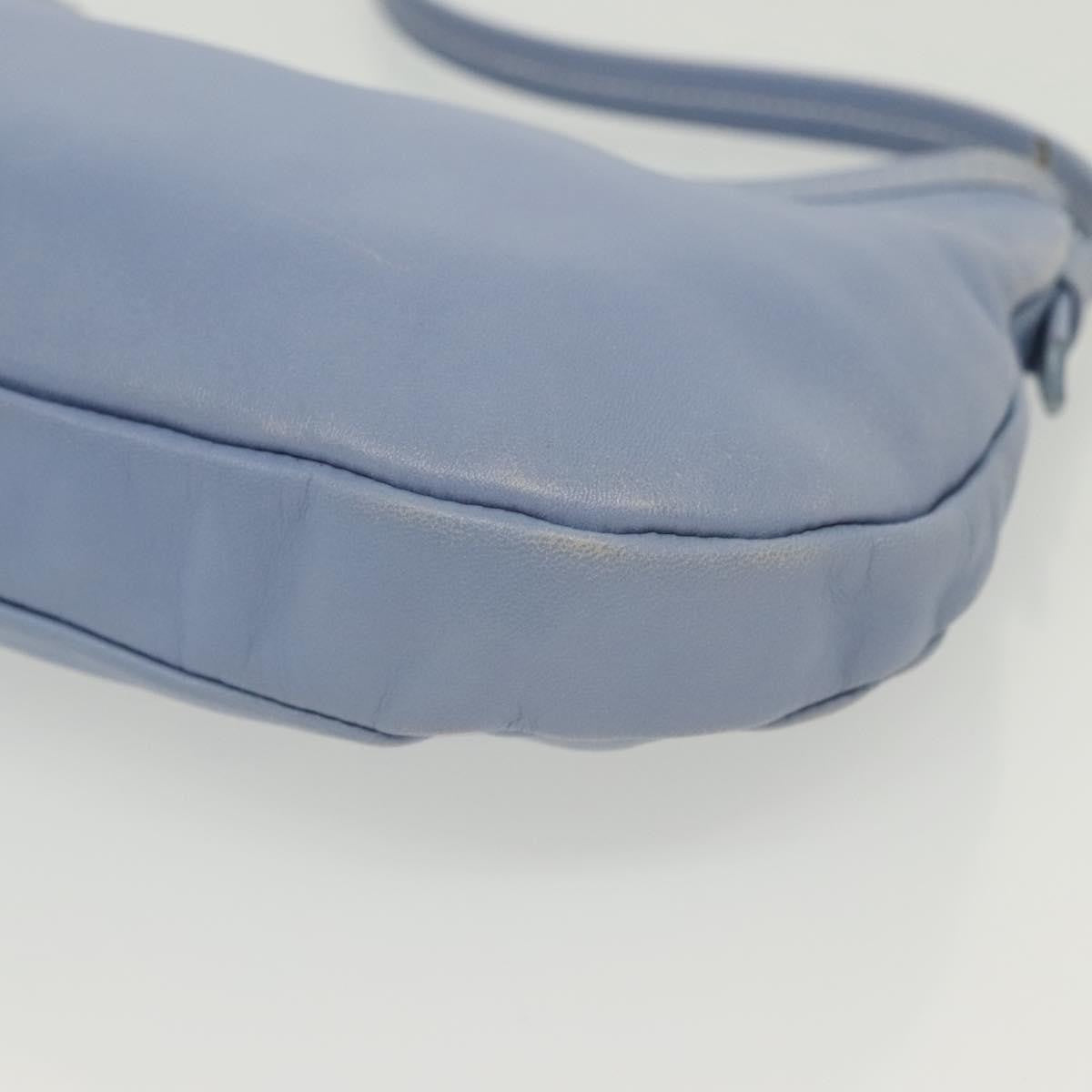 Salvatore Ferragamo Vala Shoulder Bag Leather, BLUE, LEATHER, Shoulder bag