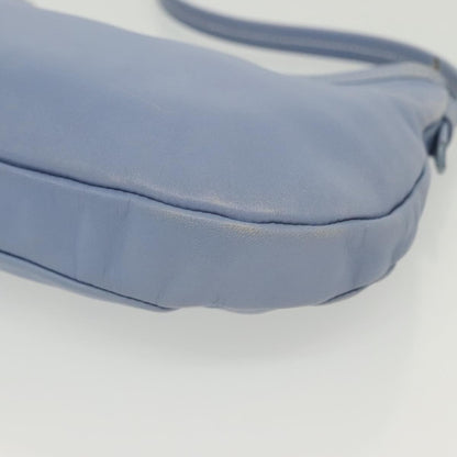 Salvatore Ferragamo Vala Shoulder Bag Leather, BLUE, LEATHER, Shoulder bag