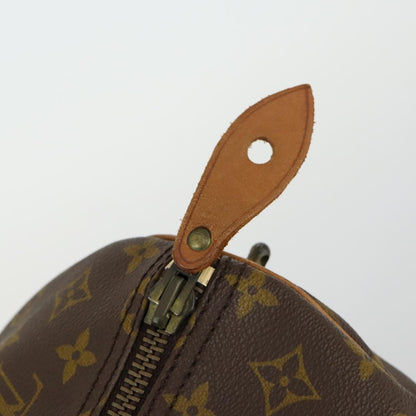 Louis Vuitton Keepall Bag Monogram Canvas, BROWN, CANVAS, Travel bag