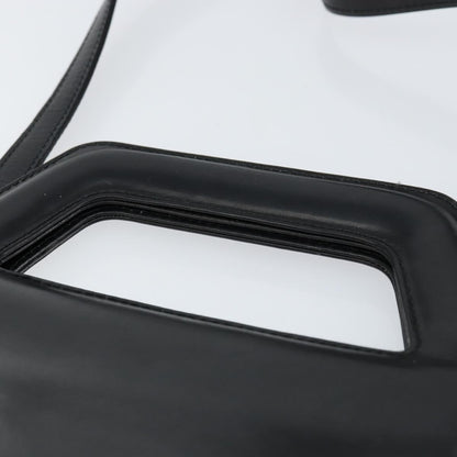 Salvatore Ferragamo Wanda Handbag Leather, BLACK, LEATHER, Handbag