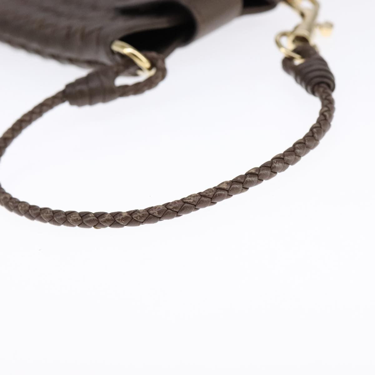 Bottega Veneta Crossbody Phone Holder Pouch Intrecciato Nappa, BROWN, LEATHER, Clutche & pouche