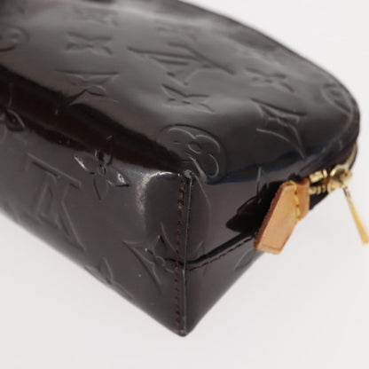 Louis Vuitton Cosmetic Pouch Monogram Vernis, PURPLE, PATENT_LEATHER, Clutche & pouche