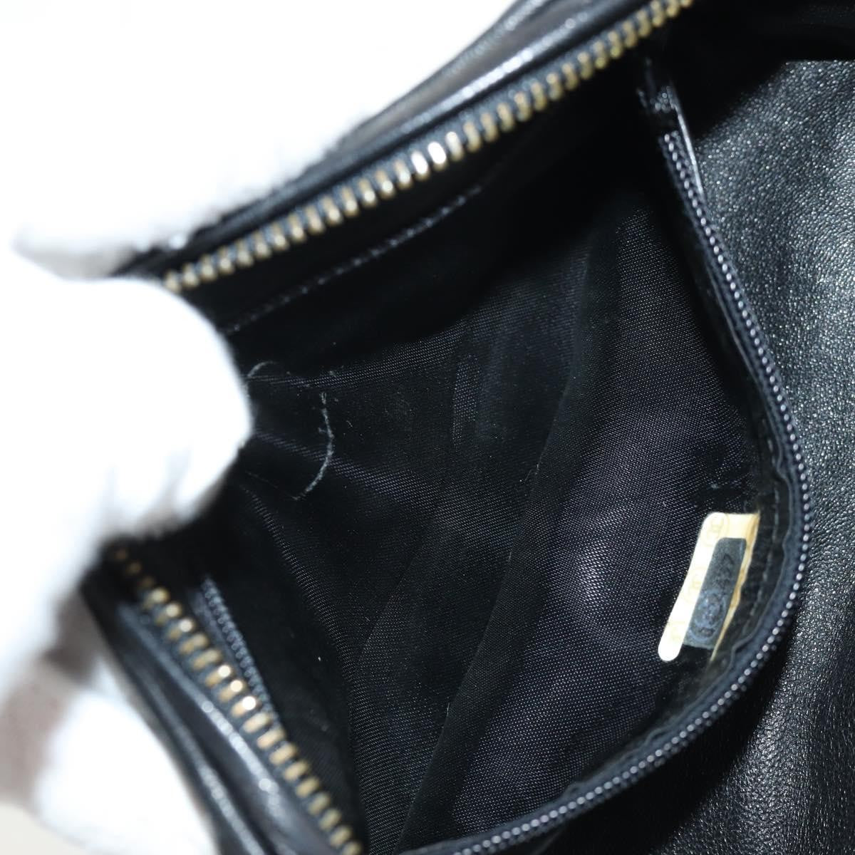 Chanel Vintage Clutch Leather, BLACK, LEATHER, Clutche & pouche