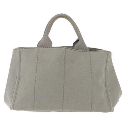 Prada Canapa Tote Canvas, GRAY, CANVAS, Tote bag